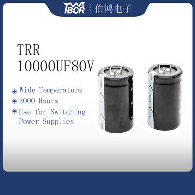 10000uf80v 35x60 Snap In Electrolytic Capacitors 20% Tolerance