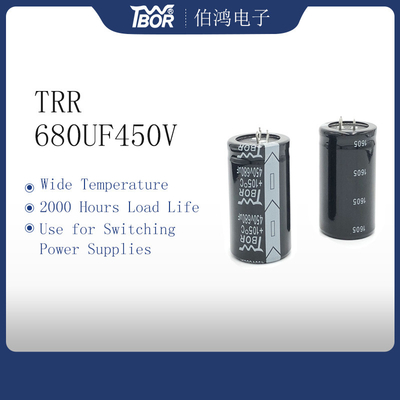 680UF450V ตัวเก็บประจุแบบ Snap In Capacitor 35X60MM UPS Capacitors