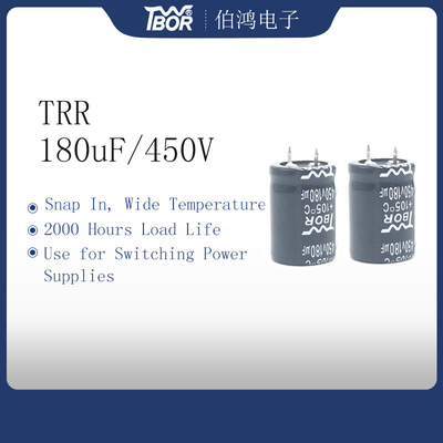 6800UF 100V 25x30mm Snap In Capacitor UPS อุปกรณ์จ่ายไฟแบบสวิตชิ่ง