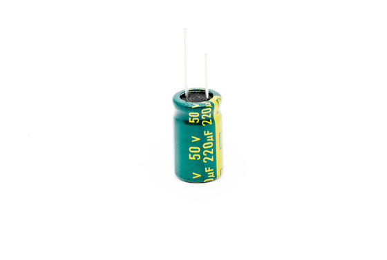PHR 220UF 50V ตัวเก็บประจุแบบอิเล็กโทรไลต์ความถี่สูง ISO RoSH