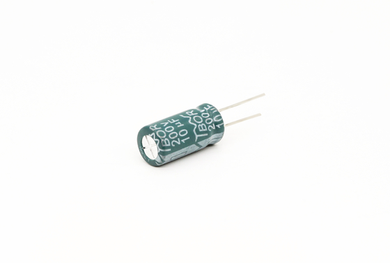 อลูมิเนียม 10UF200V 8x16mm Radial Electrolytic Capacitor สำหรับบัลลาสต์อิเล็กทรอนิกส์
