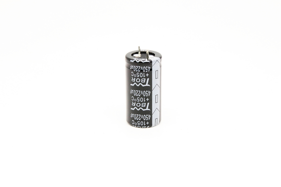 220UF450V Snap In Switching Power Supply Capacitor ค่าเผื่อ 20%