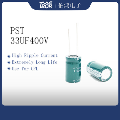 33UF400V Radial Electrolytic Capacitor 16x25 10000 Hours อายุการใช้งานยาวนานมาก