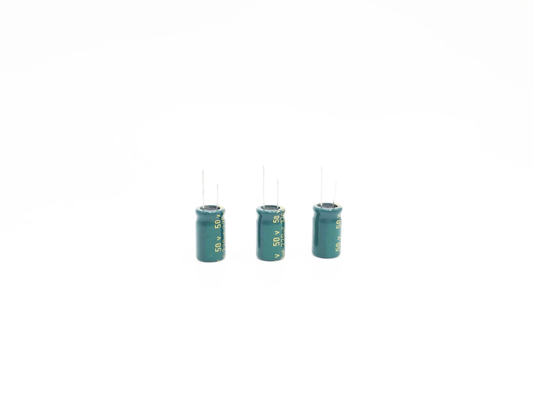 ตัวเก็บประจุไฟ LED 10X16 มม. 220UF50V ตัวเก็บประจุอลูมิเนียมอิเล็กโทรลีติค