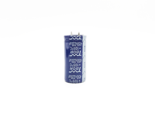 220UF 450V ตัวเก็บประจุแบบอิเล็กโทรไลต์แรงดันสูง อายุการใช้งานยาวนาน 3000 ชั่วโมง
