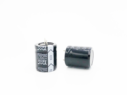 22X25MM Snap In Capacitor 220UF200V ตัวเก็บประจุอลูมิเนียมอิเล็กโทรลีติค