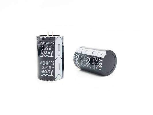 35X50mm 6800UF 80V Capacitor ตัวเก็บประจุแบบอิเล็กโทรไลต์อุณหภูมิสูง