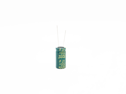 ตัวเก็บประจุแบบอิเล็กโทรไลต์ ESR ความถี่ต่ำความถี่สูง 47UF200V 13x25MM