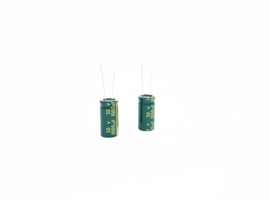 ตัวเก็บประจุไฟ LED 13X25 มม. ความถี่สูง 1,000 Uf 50 Volt Capacitor