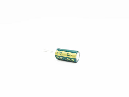 ตัวเก็บประจุไฟ LED 13X25 มม. ความถี่สูง 1,000 Uf 50 Volt Capacitor