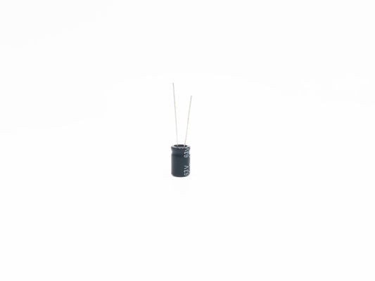 ISO14001 ตัวเก็บประจุขนาดเล็ก 47UF 63V 8X12MM Al Electrolytic Capacitor