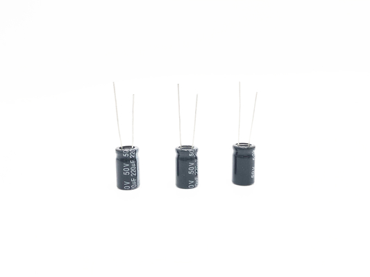 220UF50V 10X17mm ตัวเก็บประจุขนาดเล็ก Radial Type