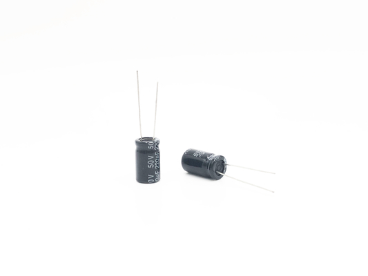 220UF50V 10X17mm ตัวเก็บประจุขนาดเล็ก Radial Type