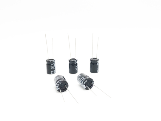 ตัวเก็บประจุขนาดเล็ก TW BOR 330UF35V 10X15 มม. ตัวเก็บประจุแบบเรเดียลอิเล็กโทรไลต์