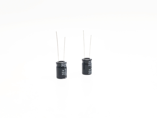 ตัวเก็บประจุขนาดเล็ก TW BOR 330UF35V 10X15 มม. ตัวเก็บประจุแบบเรเดียลอิเล็กโทรไลต์