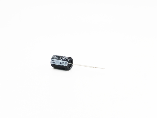 ตัวเก็บประจุขนาดเล็ก TW BOR 330UF35V 10X15 มม. ตัวเก็บประจุแบบเรเดียลอิเล็กโทรไลต์