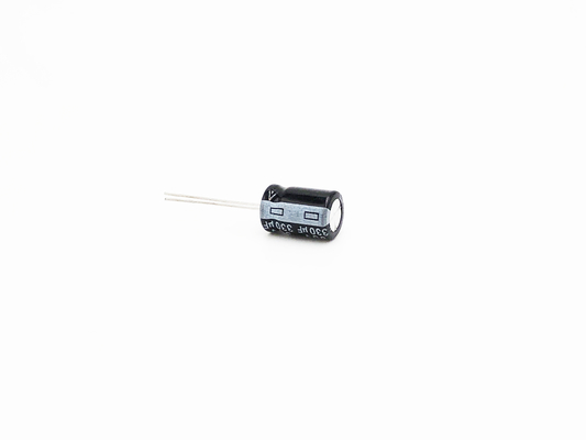 ตัวเก็บประจุขนาดเล็ก TW BOR 330UF35V 10X15 มม. ตัวเก็บประจุแบบเรเดียลอิเล็กโทรไลต์