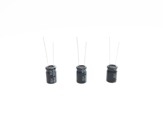 วงจรอุณหภูมิสูงตัวเก็บประจุขนาดเล็ก 1000UF16V 10X16mm