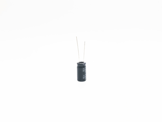 ตัวเก็บประจุอลูมิเนียมอิเล็กโทรลีติคแบบเรเดียลขนาดเล็ก 1500UF 16V