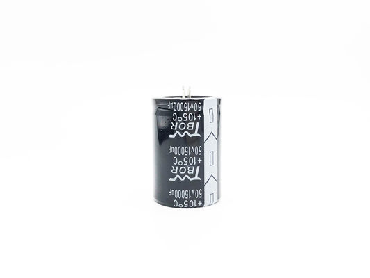15000UF50V Snap In Capacitor 35X50MM สำหรับแหล่งจ่ายไฟสลับ