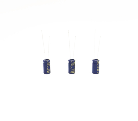 1UF 400V ตัวเก็บประจุอลูมิเนียมอิเล็กโทรลีติค ESR ต่ำ 8x10mm Radial Lead