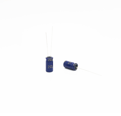 1UF 400V ตัวเก็บประจุอลูมิเนียมอิเล็กโทรลีติค ESR ต่ำ 8x10mm Radial Lead