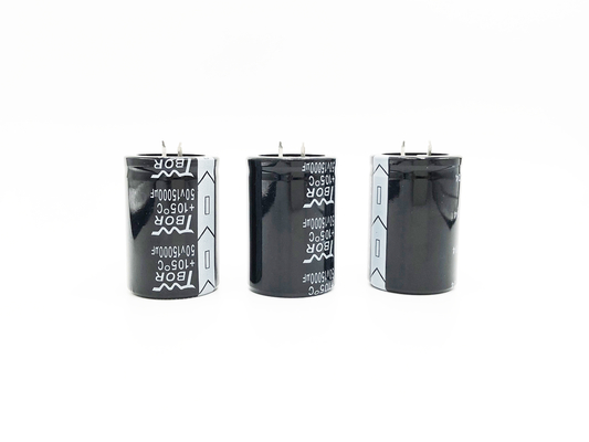 ตัวเก็บประจุ UPS อุณหภูมิกว้าง 15000UF50V Capacitor อายุการใช้งานยาวนาน