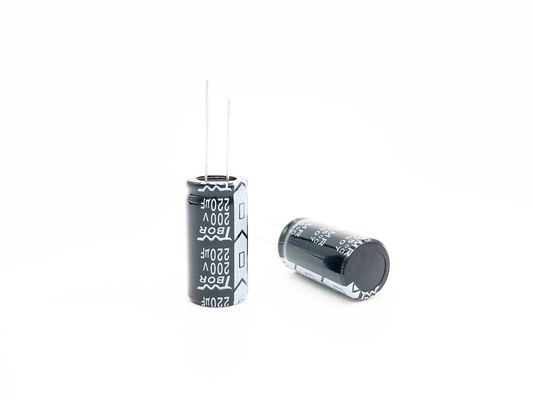 220uF 200V ตัวเก็บประจุแบบเรเดียลตะกั่ว 18X35 มม. ตัวเก็บประจุเอนกประสงค์