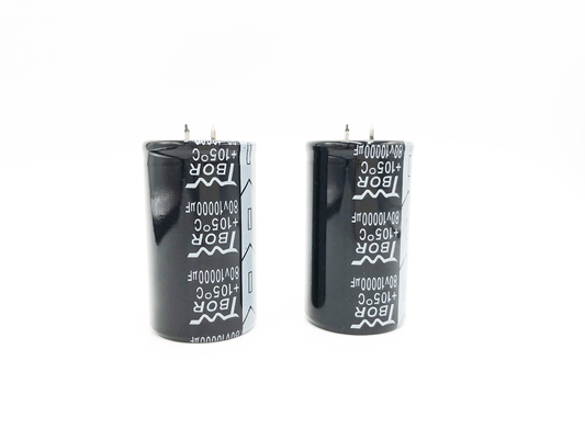 10000uf80v 35x70MM ตัวเก็บประจุตัวกรองแหล่งจ่ายไฟ 2000 ชั่วโมง