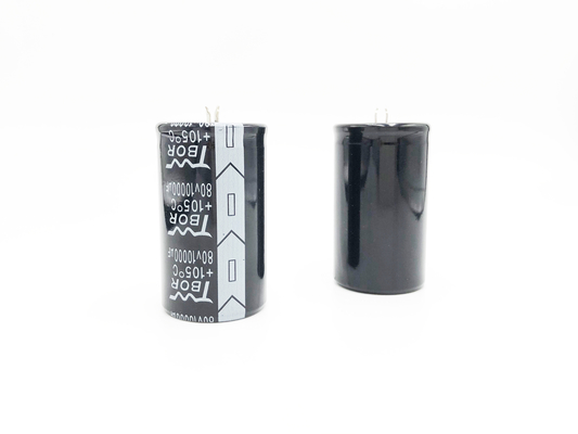 10000uf80v 35x70MM ตัวเก็บประจุตัวกรองแหล่งจ่ายไฟ 2000 ชั่วโมง