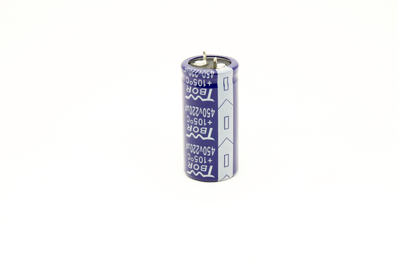 อลูมิเนียม 30x35mm 220uf 450v Capacitor Explosion Proof ISO9001