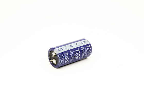 อลูมิเนียม 30x35mm 220uf 450v Capacitor Explosion Proof ISO9001