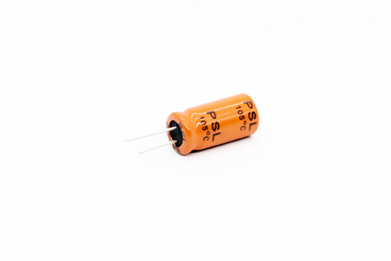 PSL 100uF 450V ตัวเก็บประจุอลูมิเนียมอิเล็กโทรลีติคแรงดันสูงสำหรับ CFL 10000 Hours