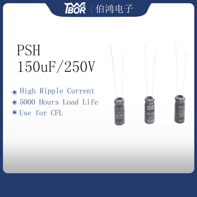 อุณหภูมิกว้าง 22X35MM 10uf 250v Capacitor สำหรับหลอดไฟประหยัดพลังงาน