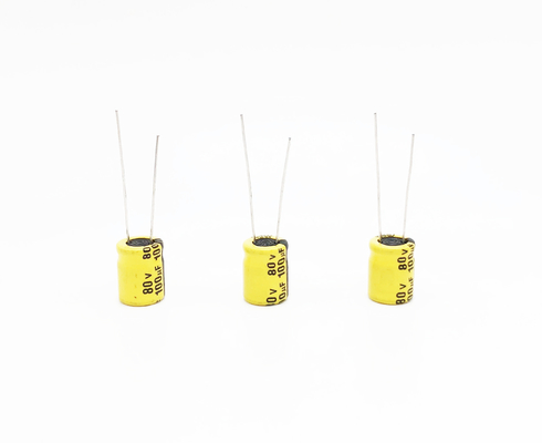 TW BOR ตัวเก็บประจุอลูมิเนียมอิเล็กโทรลีติคต่ำ Esr 180UF 80V