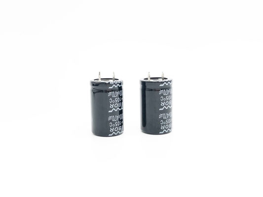 25X30MM Snap In Capacitor 470UF200V ตัวเก็บประจุแบบสวิตชิ่งพาวเวอร์ซัพพลาย