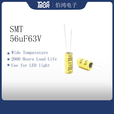 ตัวเก็บประจุอุณหภูมิสูง 10x13 มม. 6.8uF400V สำหรับไฟ LED
