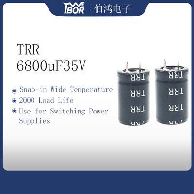 6800UF100V 25x30mm Snap In Capacitor UPS Switching Power Supplies
